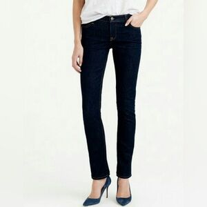 J. Crew Matchstick 28 R Dark Blue Women's Jeans straight medium low rise pants